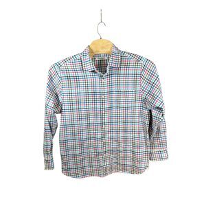 Tommy Bahama Large (L) Pastel Plaid Long Sleeve Linen Blend Shirt